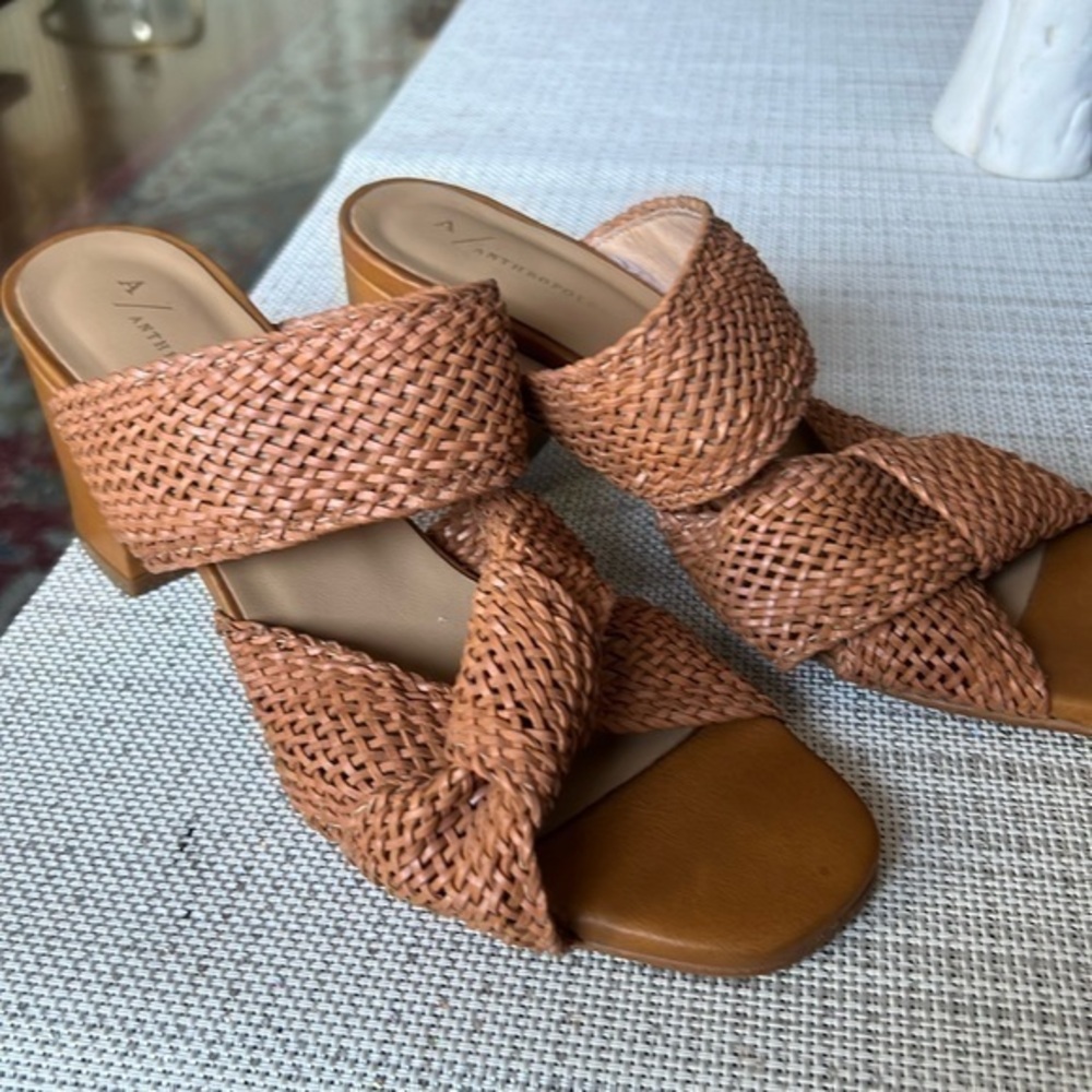Anthropologie Tan Sandals 39